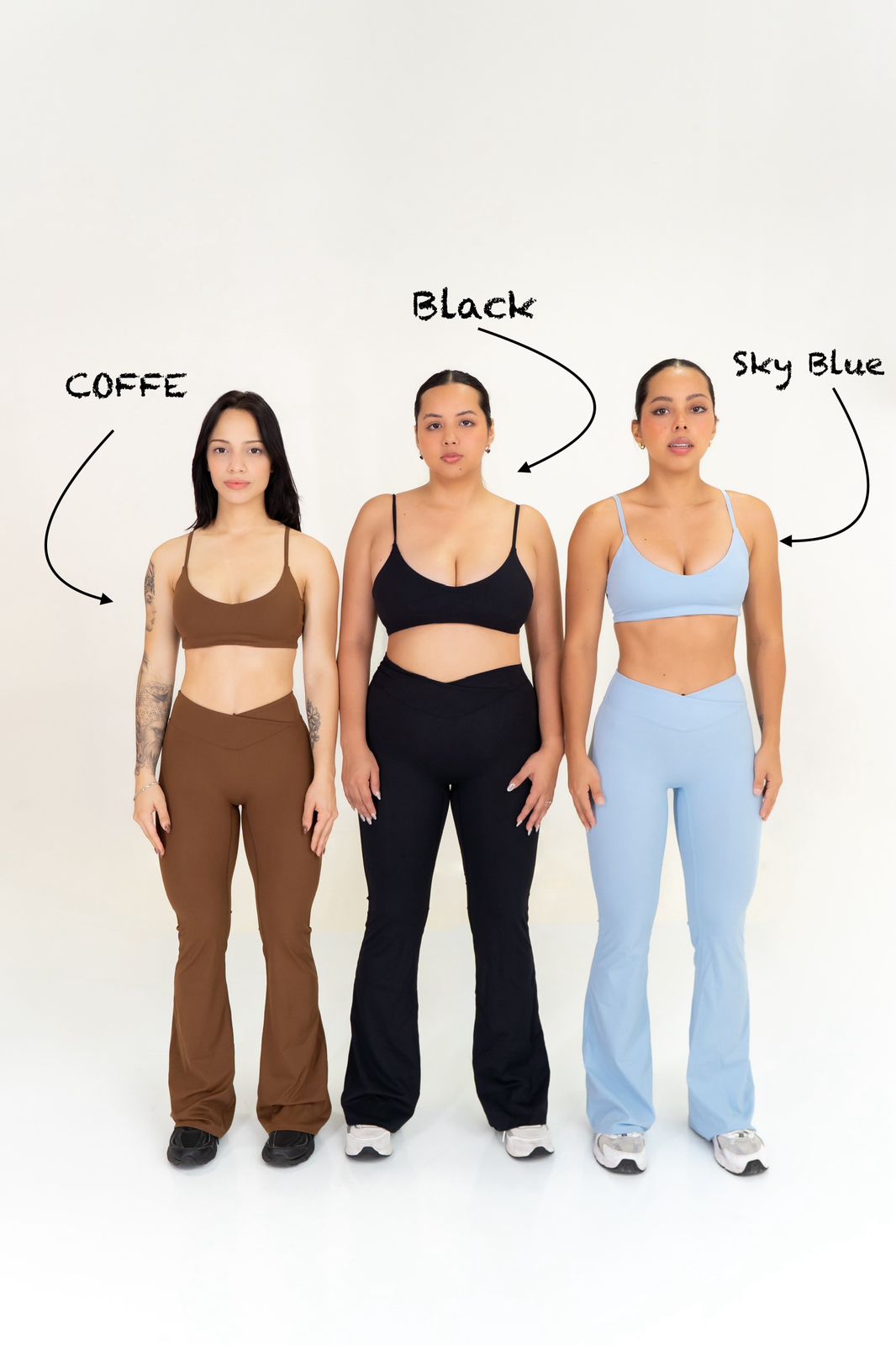 Set Aurora leggins y top sin manga